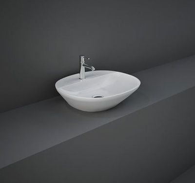 RAK Variant Countertop Oval Wash Basin - 1 Tap Hole